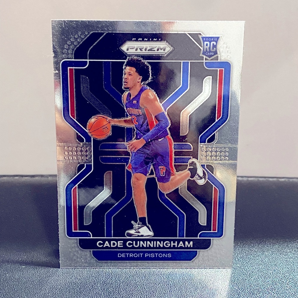 2021-22 panini Prizm Rookie basketball card (Cade Cunningham) #282